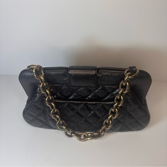 Chanel CC Frame Chain Calfskin Black - Picture 9 of 16